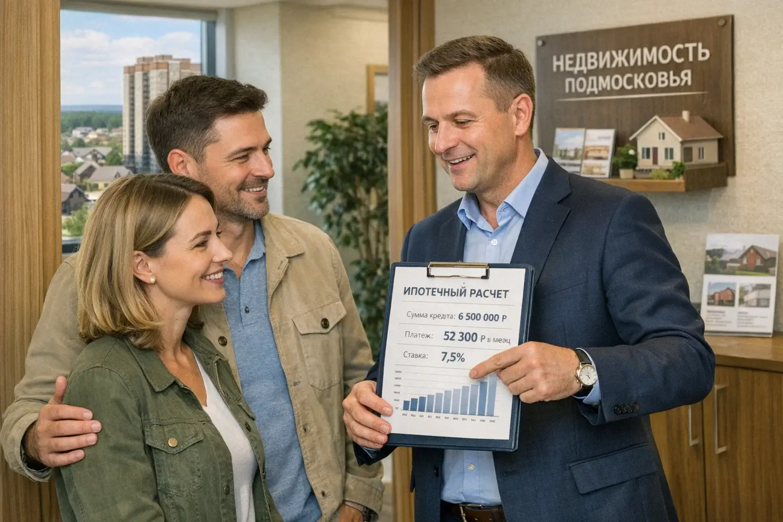 Эксперт по недвижимости объясняет этапы сделки клиенту